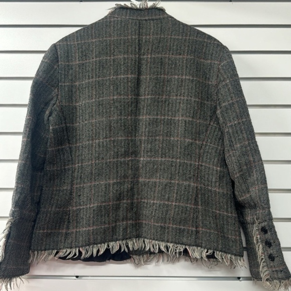 Harve Benard‎ by Benard Hultzman  vintage wool zip-up blazer women’s size 16 - Picture 5 of 7